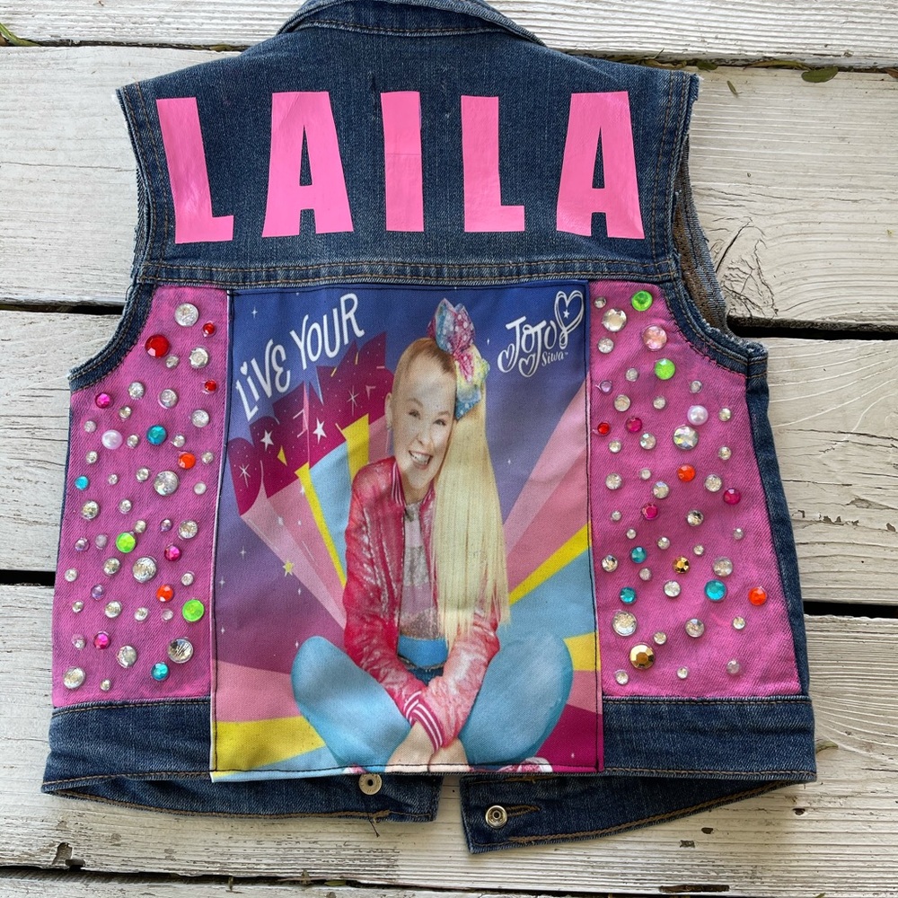 Custom Jojo Siwa concert vest